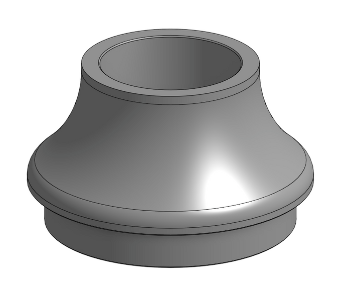 Ski Upright, T-Bushing - LH