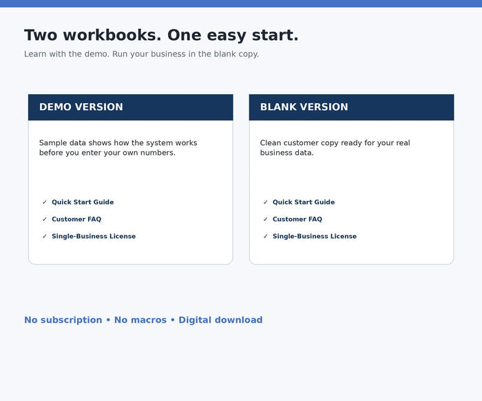 Small Business Bookkeeping Spreadsheet Excel - product preview 6