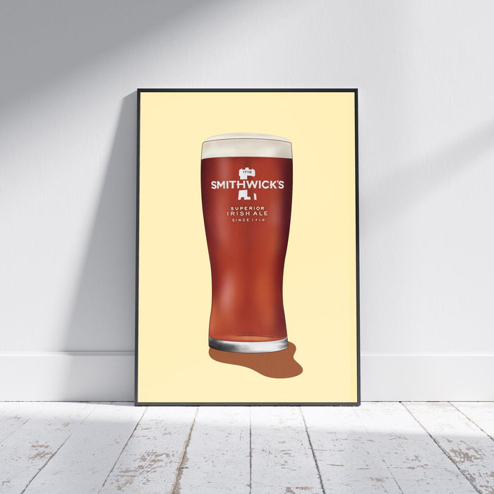 Smithwicks Red Ale Print: Irish Beer Wall Art