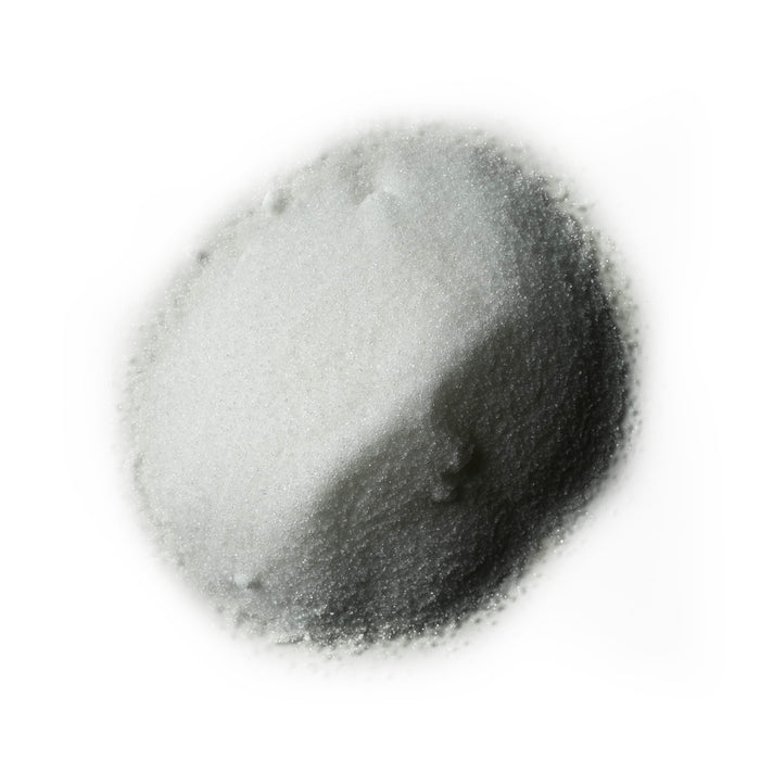 Closeup of white granules