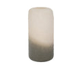 A Soft Gradient Vase in Beige/Multi, with a smooth cylindrical form and a subtle gradient shift from light cream at the top to dark gray at the base—reminiscent of softly blended transitions—displayed against a plain white background.
