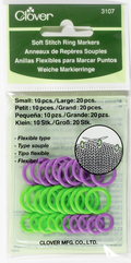 Soft Stitch Ring Markers - Clover
