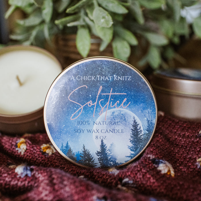 "Solstice" Natural Soy Wax Candle