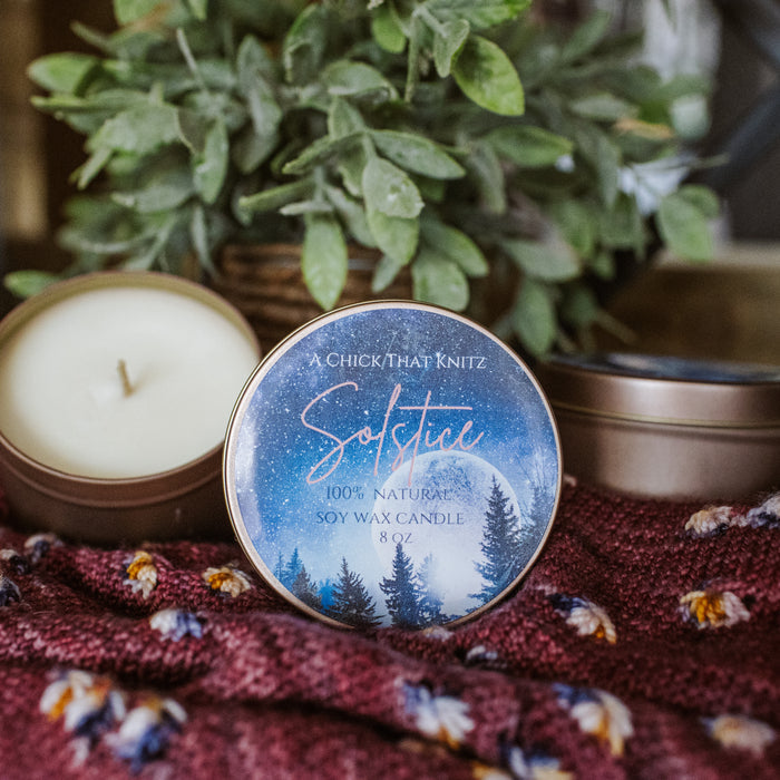 "Solstice" Natural Soy Wax Candle