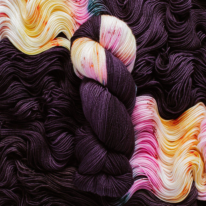 "Song Bird" Assigned Pooling Hand-dyed Yarn