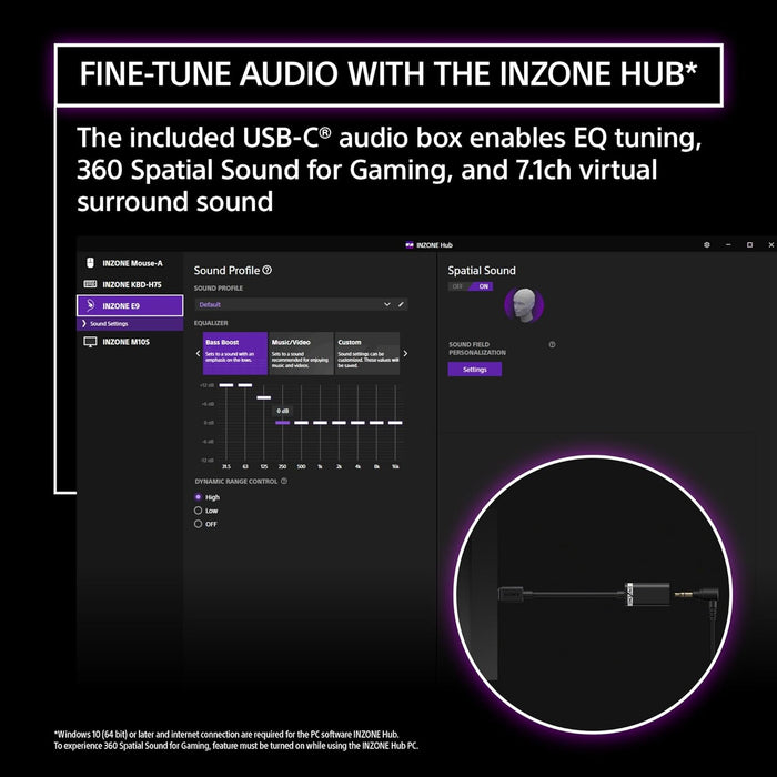 Sony INZONE E9 IER-G900 Gaming IEM