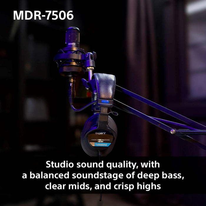 Sony MDR-7506 Closed Back Studio Headphones