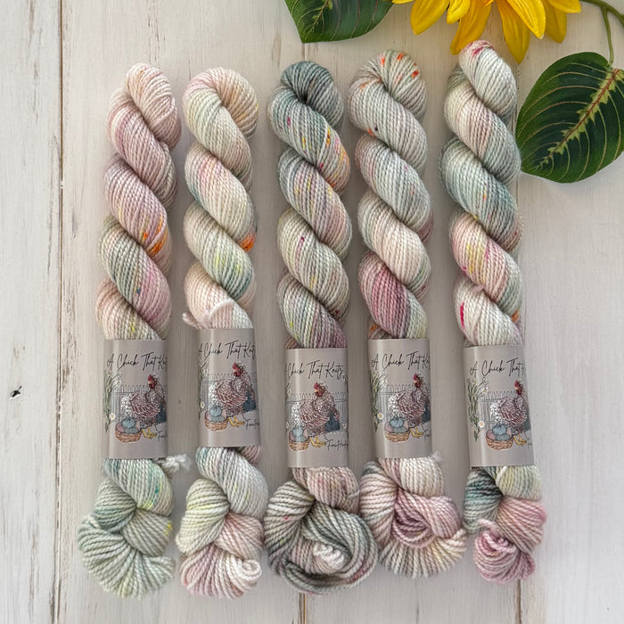 "Succulent Gardens" Mini Sock Hand-dyed Yarn