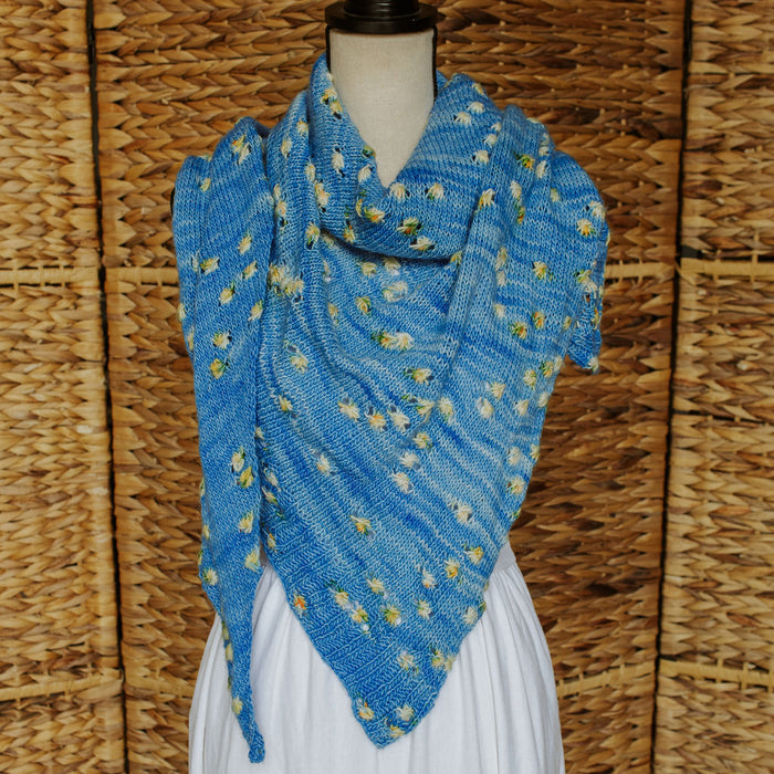 Summer Skies Float Shawl - Assigned Pooling