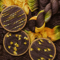 "Sunflower" Assigned Pooling Hand-Dyed Yarn – Garden Collection
