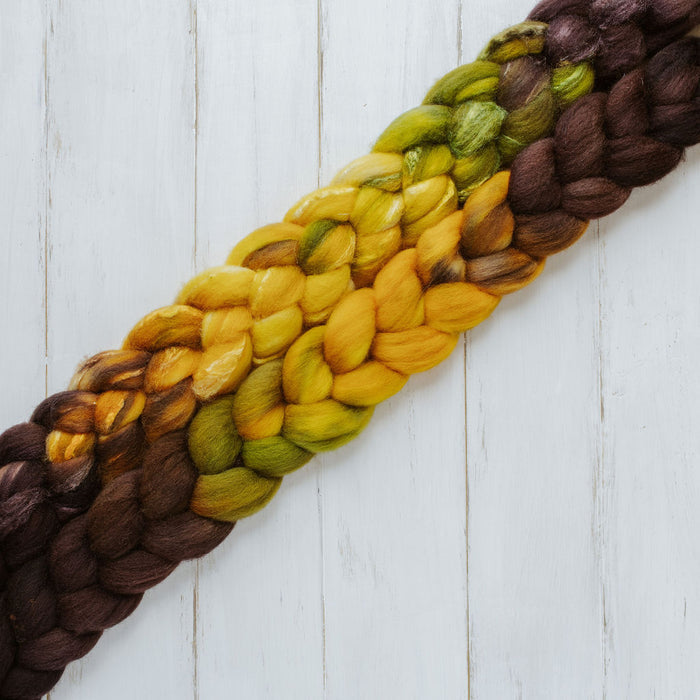 "Sunflower" Hand-Dyed Roving – Garden Collection