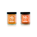 Two jars of Spiceology Sweet & Spicy Bundle blends labeled Smokey Honey Habanero and Nashville Hot Chicken on a white background