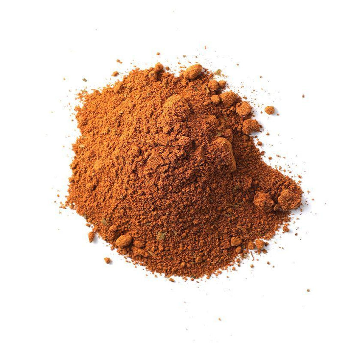 Closeup of thai red curry powder