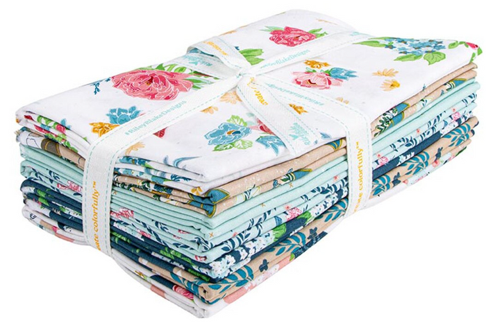 The Riley Blake Designs Correspondence 1 Yard Bundle Sand Dollar (7 pieces)