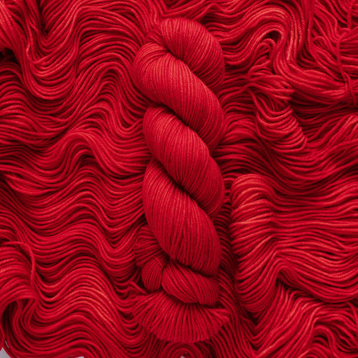 "Tomato" Hand-Dyed Yarn – Garden Collection