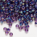Translucent Purple-Lined Rainbow Amethyst Miyuki Rocailles #6 - 25 gm
