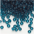 Transparent Dark Teal Miyuki Rocailles #6 - 25 gm