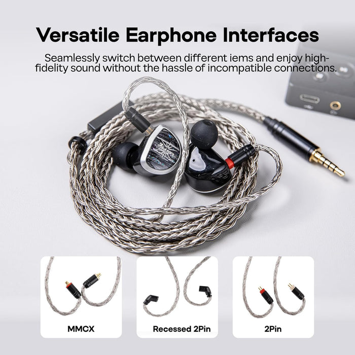 TRIPOWIN Zonie Upgrade Cable With Microphone For IEMS