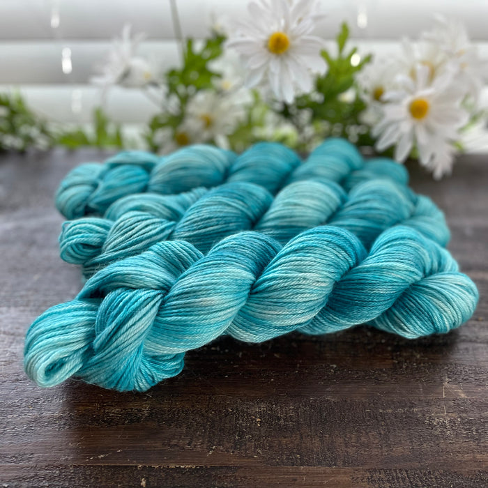 "Turtle Turquoise" Hand-Dyed Alpaca Dreams Yarn