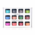 White box of Spiceology ultimate rub collection 12 mini rub jars on a white background