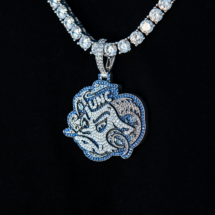 University of North Carolina Tar Heels Official NCAA Mascot Pendant
