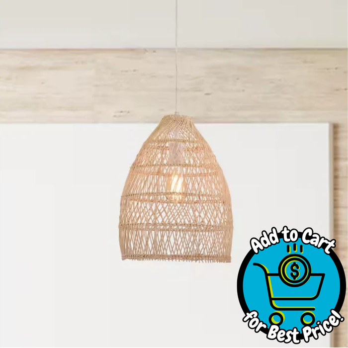 Warehouse of Tiffany's Rattan Cage Basket Pendant Light