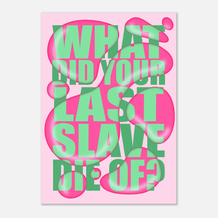 13x18 cm / 5x7″ / Pink & Green