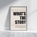 What's the Story Irish Definition Print - Irish Humour