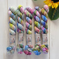 "Wildflowers" Mini Sock Hand-dyed Yarn