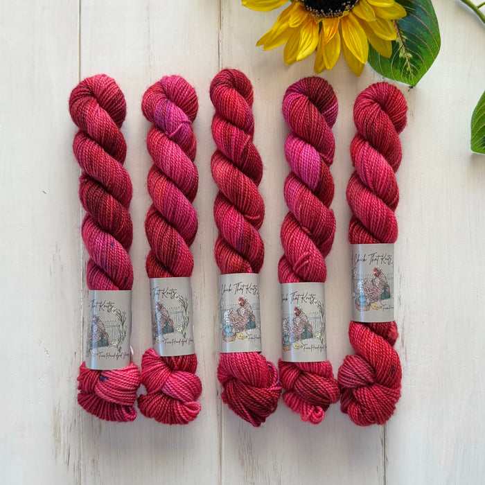 "Winterberry" Mini Sock Hand-dyed Yarn