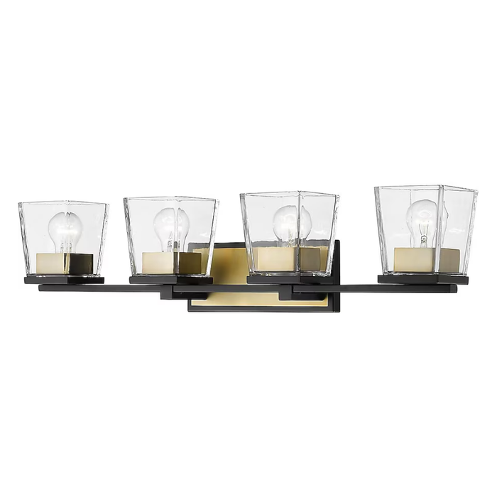 Z-Lite Bleeker Street 33" 4-Light Transitional Bathroom Vanity light